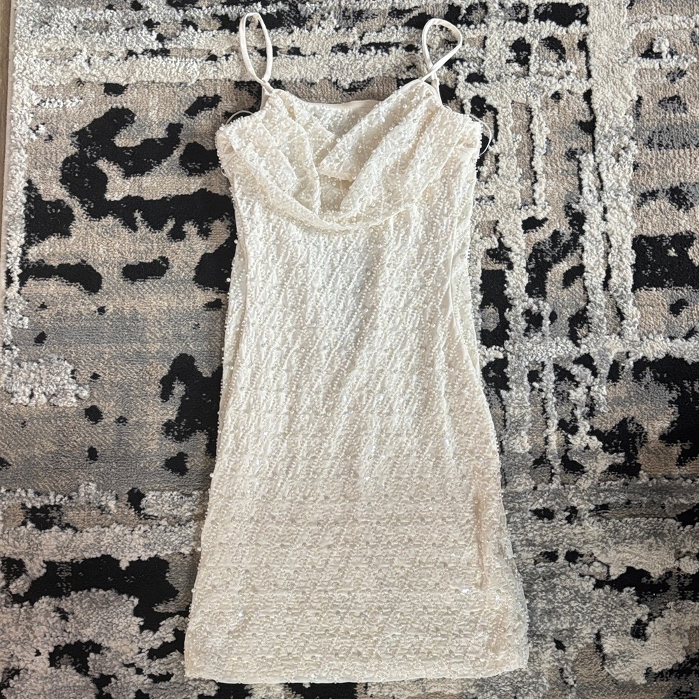 Windsor White Lace Prom Dress